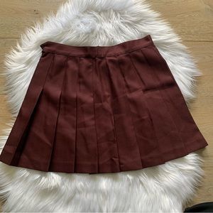 American Apparel Pleated Mini Skirt